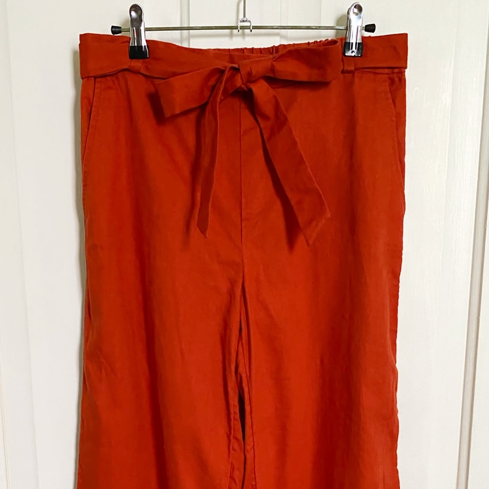 Banana Republic Rowan Wide-Leg Linen Pants